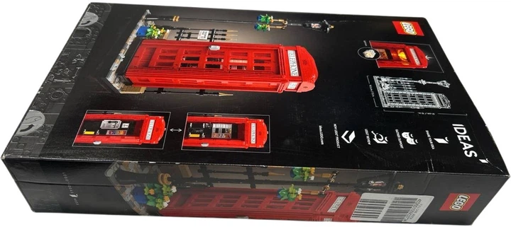 Конструктор LEGO Ideas Червона лондонська телефонна будка 1460 деталей (21347) (955555915846610) - Уцінка - Фото 7 Конструктор LEGO Ideas Червона лондонська телефонна будка 1460 деталей (21347) (955555915846610) - Уцінка - зображення 7