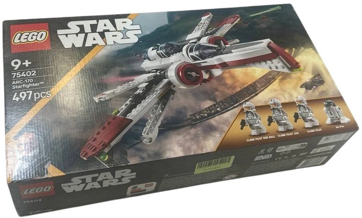 Конструктор LEGO Star Wars Зоряний винищувач ARC-170 497 елементів (75402) (955555913122576) - Уцінка - зображення 6