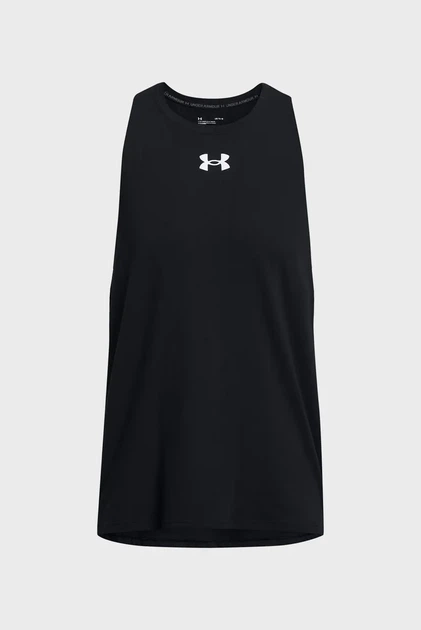 Чоловіча чорна майка UA BASELINE COTTON TANK Under Armour 3XL 1361901-005 - изображение 3