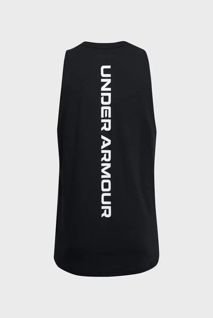 Чоловіча чорна майка UA BASELINE COTTON TANK Under Armour 3XL 1361901-005 - изображение 4