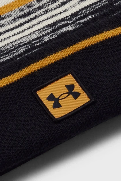Чоловіча шапка Halftime Pom Beanie Under Armour OSFM 1386634-111 - изображение 2
