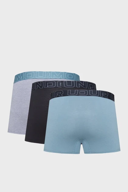Чоловічі боксери (3 шт) UA PERFORMANCE COTTON - SOLID 3 IN 3PK Under Armour XS 1383891-053 - зображення 2
