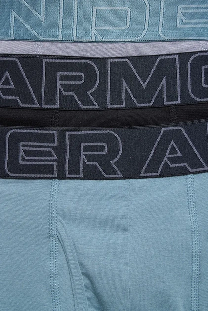 Чоловічі боксери (3 шт) UA PERFORMANCE COTTON - SOLID 3 IN 3PK Under Armour XS 1383891-053 - зображення 3