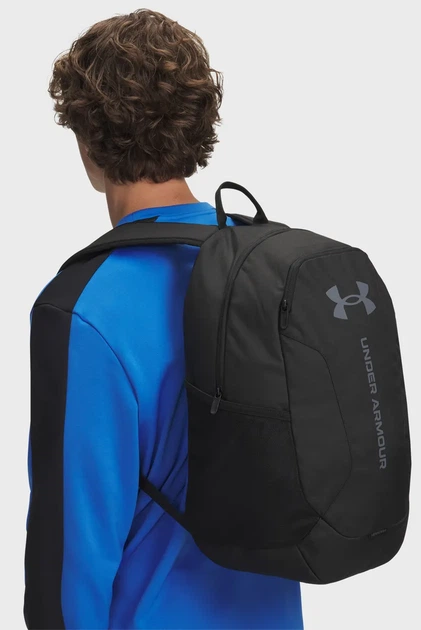 Чорний рюкзак UA Hustle Lite Backpack Under Armour OSFM 6000399-001 - изображение 2