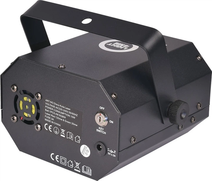 Efekt świetlny Light4Me DISCO KULA LASER (5908249804906) - obraz 3