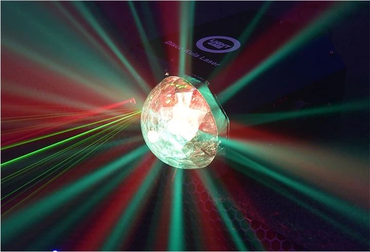 Efekt świetlny Light4Me DISCO KULA LASER (5908249804906) - obraz 11