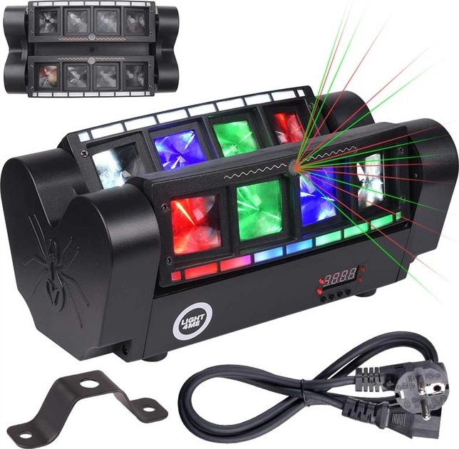 Efekt świetlny Light4Me Spider Strobo Laser (5908249810648) - obraz 2