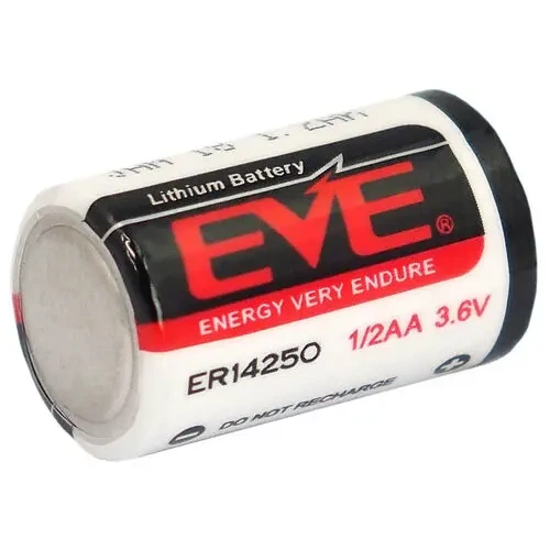 Батарейка літієва EVE ER14250 3,6v 1/2AA 1,0Ah - Фото 1 Батарейка літієва EVE ER14250 3,6v 1/2AA 1,0Ah - зображення 1