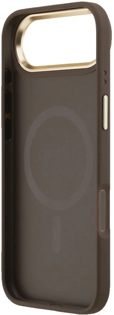 Панель Guess 4G Stripe MagSafe для Apple iPhone Air Brown (3666339520489) - зображення 3