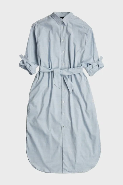 Жіноче блакитне плаття біля смужку Long Shirt Dress Wmn G-Star RAW XS D24625,D592 - Фото 5 Жіноче блакитне плаття біля смужку Long Shirt Dress Wmn G-Star RAW XS D24625,D592 - зображення 5