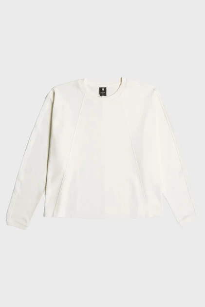 Жіночий білий лонгслів A line oversized G-Star S D27742,D976 - изображение 6