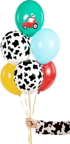 Balony PartyDeco Farma 30 cm 50 szt (5900779197107) - obraz 3