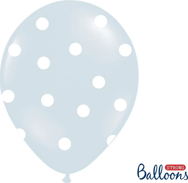 Balony PartyDeco Pastel Słonik Baby 30 cm Błękitne 50 szt (5901157492586) - obraz 3