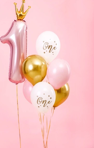 Balony PartyDeco Pastel Pure One 30 cm Białe 50 szt (5900779180208) - obraz 2