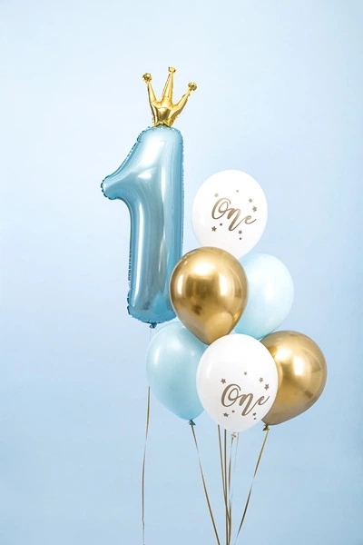 Balony PartyDeco Pastel Pure One 30 cm Białe 50 szt (5900779180208) - obraz 3
