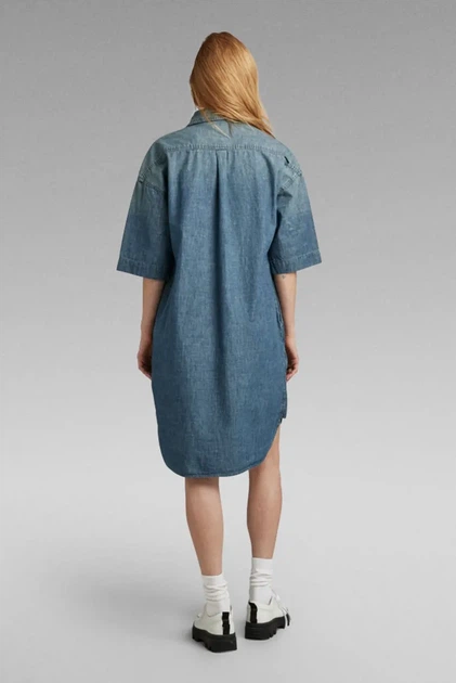 Жіноча синя джинсова сукня Denim Shirt Dress G-Star S D22987,D311 - Фото 3 Жіноча синя джинсова сукня Denim Shirt Dress G-Star S D22987,D311 - изображение 3