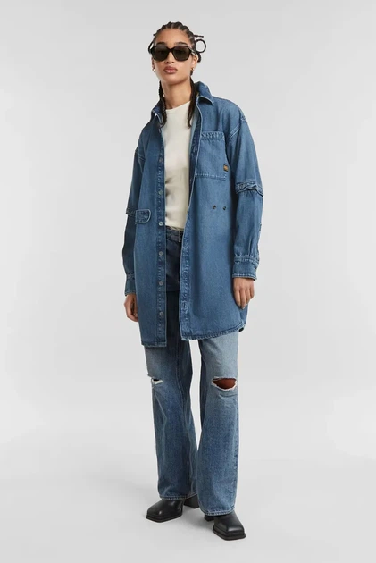 Жіноче синє джинсове плаття Modular G-Star RAW XS D25349,D301 - Фото 2 Жіноче синє джинсове плаття Modular G-Star RAW XS D25349,D301 - зображення 2