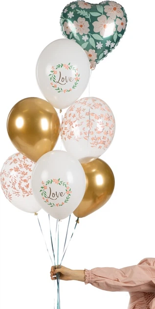 Balony PartyDeco Love 30 cm 50 szt (5900779197121) - obraz 3