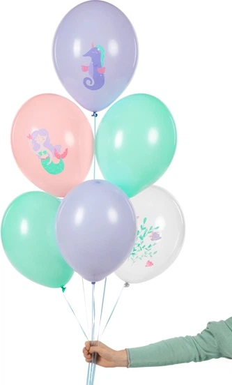 Balony PartyDeco Morski Świat 30 cm 50 szt (5900779197152) - obraz 3