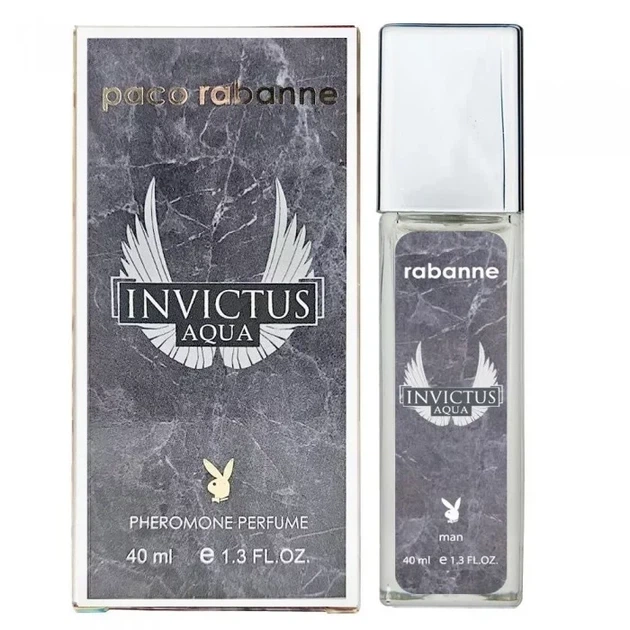 Мужская парфюмированная вода с феромонами No Brand (версия Rabanne Invictus Aqua 24), 40 ml - изображение 3