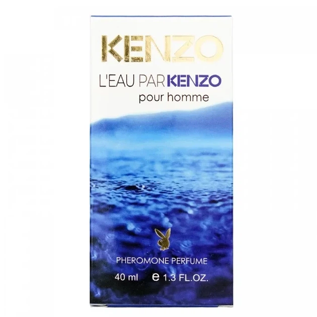 Мужская парфюмированная вода с феромонами No Brand (версия Кеnzо L`Eau Par Kenzo Pour Homme), 40 ml - Фото 5 Мужская парфюмированная вода с феромонами No Brand (версия Кеnzо L`Eau Par Kenzo Pour Homme), 40 ml - изображение 5