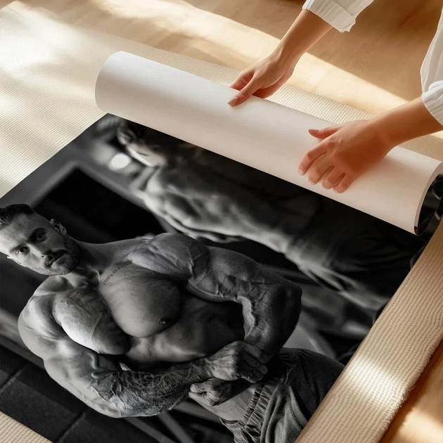 Постер Крис Бамстед, Christopher Bumstead, бодибилдер, спорт, A3
