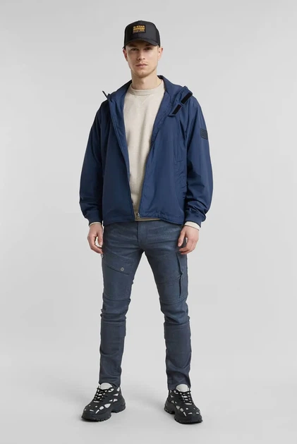 Чоловіча синя вітрівка G-Star RAW L D25382,D712 - зображення 2