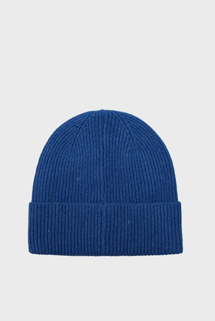 Чоловіча синя шапка Geffo Long Beanie G-Star PC D25511,D784 - изображение 3