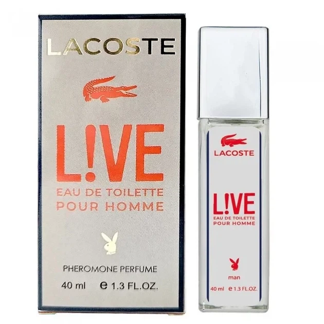Чоловіча парфумована вода з феромонами No Brand (версія Lacoste Live Lacoste), 40 ml - Фото 3 Чоловіча парфумована вода з феромонами No Brand (версія Lacoste Live Lacoste), 40 ml - зображення 3