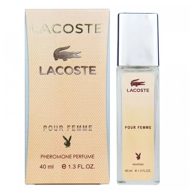 Женская парфюмированная вода с феромонами No Brand (версия Lacoste Pour Femme), 40 ml - Фото 3 Женская парфюмированная вода с феромонами No Brand (версия Lacoste Pour Femme), 40 ml - изображение 3