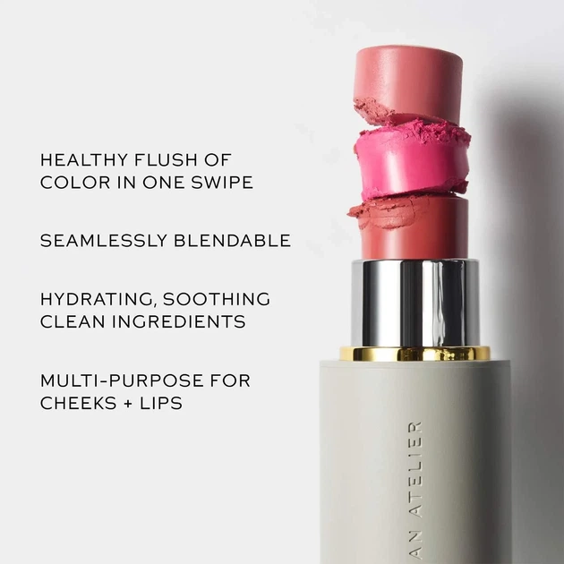 Румяна - помада в стике Westman Atelier Baby Cheeks Lip + Cheek Cream Blush Stick Coquette 6 г - изображение 8