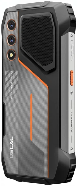 Смартфон 6.67" Oscal Pilot 1 6/256GB 4G 2-SIM NFC 50Мп 8 ядер Android 14 Оранжевий - зображення 6