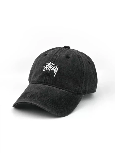 Кепка Stussy Cap Logo чорного кольору, розмір регулюється - Фото 1 Кепка Stussy Cap Logo чорного кольору, розмір регулюється - зображення 1