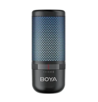 Настольный USB-микрофон BOYA K3 с RGB подсветкой для стримов и блогов - изображение 4