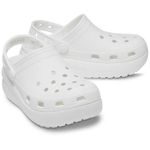 Детские Сабо Crocs Classic Cutie Kids Clog 29 р 17.5-18.3 см Белые 207708-C12 White - Фото 3 Детские Сабо Crocs Classic Cutie Kids Clog 29 р 17.5-18.3 см Белые 207708-C12 White - изображение 3