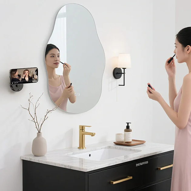 Тримач з електроприсоскою Ulanzi SK-22 Electric suction cup bracket for mobile phones Black (6974774334392) - зображення 7