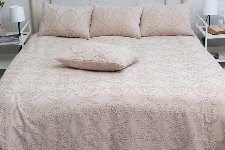 Покрывало Tag Tekstil Tessa beige 160x240 см - изображение 2
