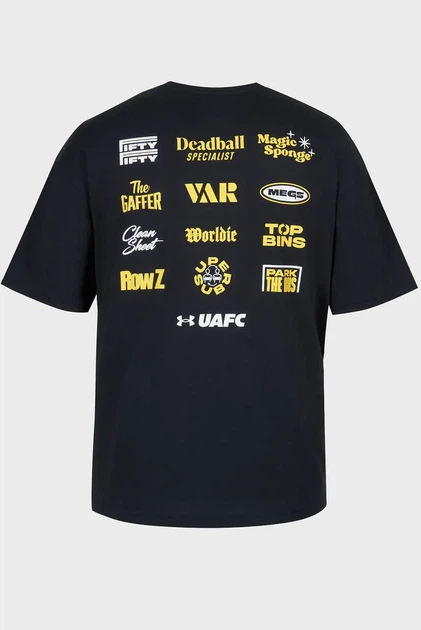 Чоловіча чорна футболка UA M GFB MULTI COLOR HWT SS Under Armour SM 6010362-001 - Фото 1 Чоловіча чорна футболка UA M GFB MULTI COLOR HWT SS Under Armour SM 6010362-001 - изображение 1