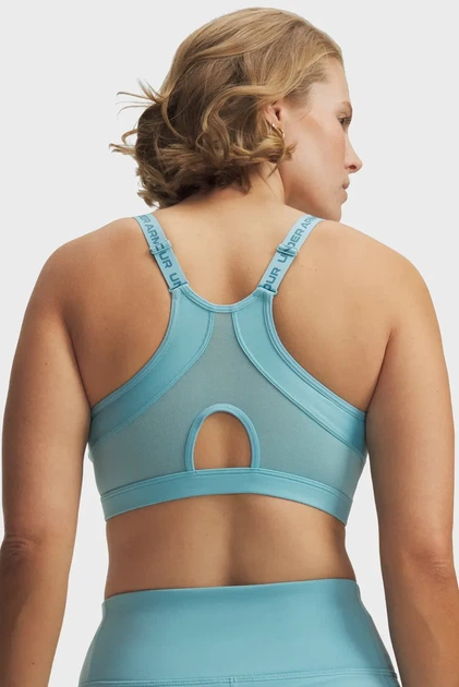 Жіночий блакитний топ UA Infinity Low 2.0 Bra-BLU Under Armour XS A-C 1384126-425 - изображение 4