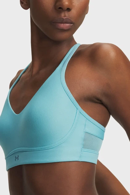 Жіночий блакитний топ UA Infinity Low 2.0 Bra-BLU Under Armour XS A-C 1384126-425 - изображение 5