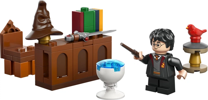Zestaw klocków LEGO Harry Potter Gabinet Dumbledore'a z Harrym Potterem 42 elementy (30724) - obraz 2