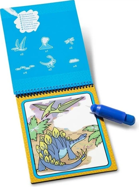 Водяна розмальовка Melissa & Doug Water WOW Динозаври з ручкою (681147005976) - зображення 2
