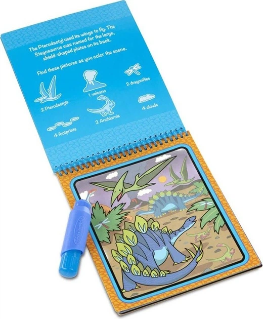 Водяна розмальовка Melissa & Doug Water WOW Динозаври з ручкою (681147005976) - зображення 3