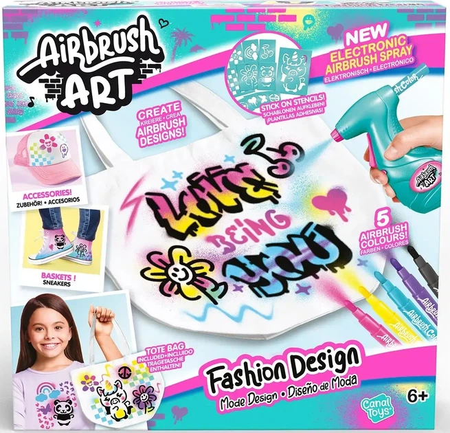 Набір для творчості Canal Toys DIY Airbrush Art Дизайнер (3555801455179) - зображення 7