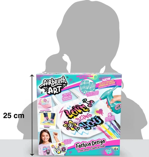 Набір для творчості Canal Toys DIY Airbrush Art Дизайнер (3555801455179) - зображення 9
