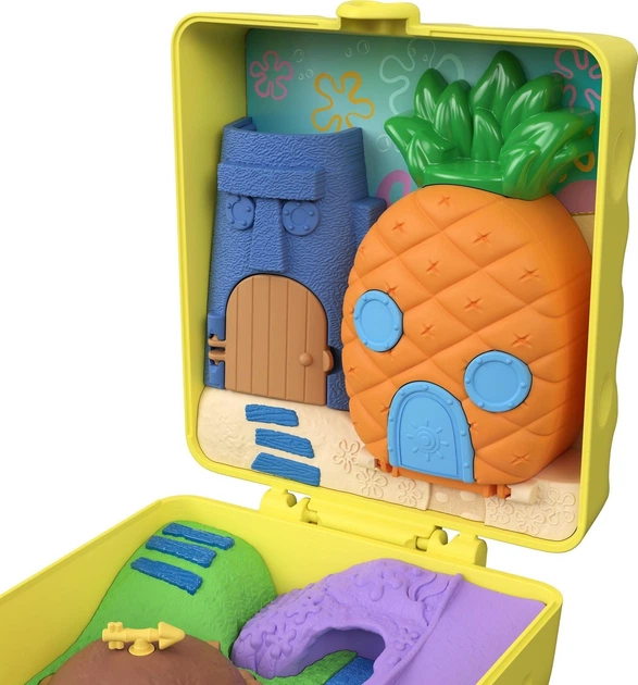 Набір Polly Pocket Губка Боб Квадратні Штани з мікрофігурками 3 см (194735346646) - зображення 6