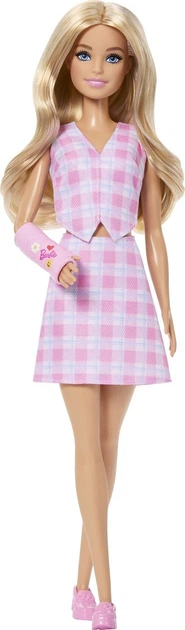 Lalka Barbie Fashionista Różowa kratka JJN56 (194735339754) - obraz 4