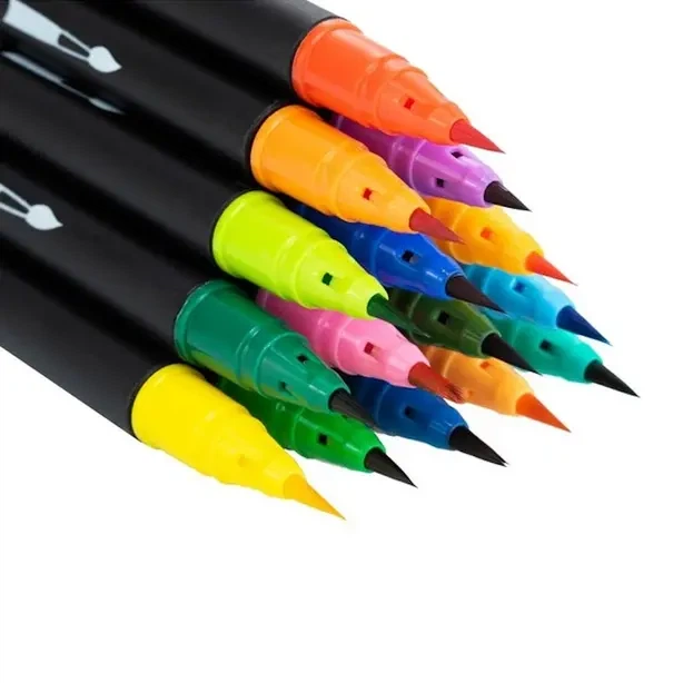 Фломастери-пензлики MAXI REAL BRUSH 18 кольорів (MX15231) - зображення 5