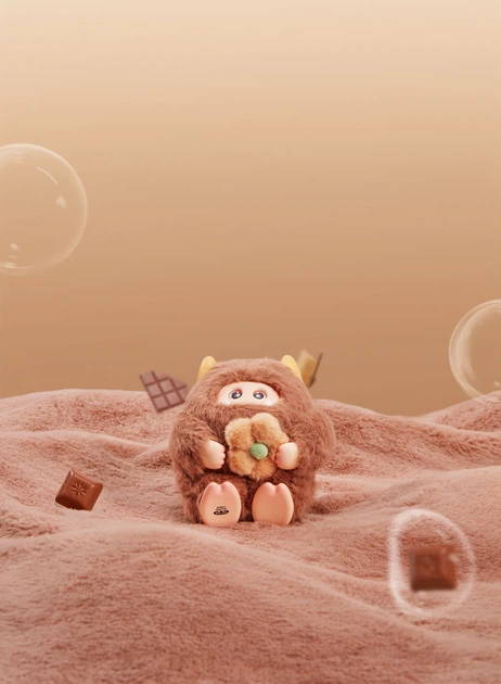 Kolekcjonerska pluszowa zabawka 10/10 Toys z kółkiem Giggle Monster Słodkie sny (6978646711359) - obraz 4