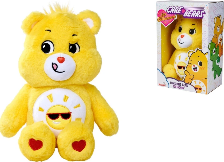 Pluszowa zabawka miś Simba Care Bears Żółty 35 cm (5400868031065) - obraz 4